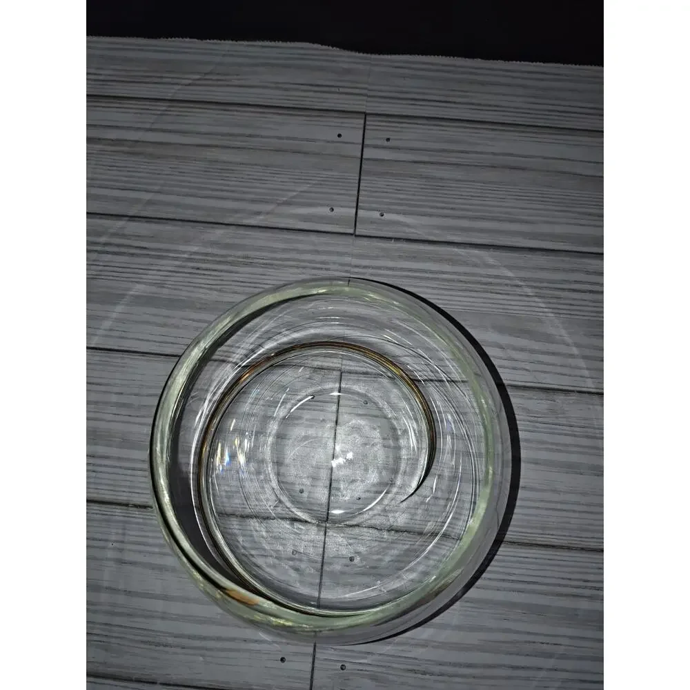 PartyLite Clear Embedded Glass Copper Wire Wrapped Vase Candy Dish Candle Holder - Picture 6 of 10